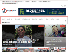 Tablet Screenshot of piauiemfoco.com.br